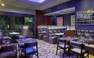Dining area at NYX Hotel London Holborn By Leonardo.