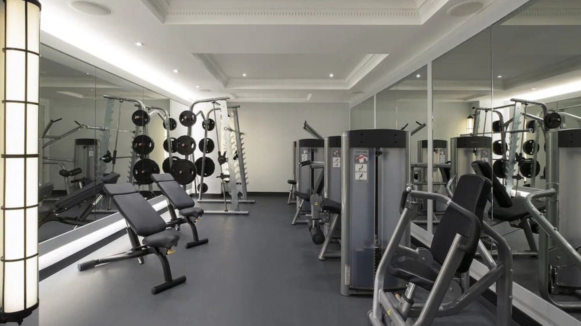Fully equipped fitness center at NYX Hotel London Holborn By Leonardo.