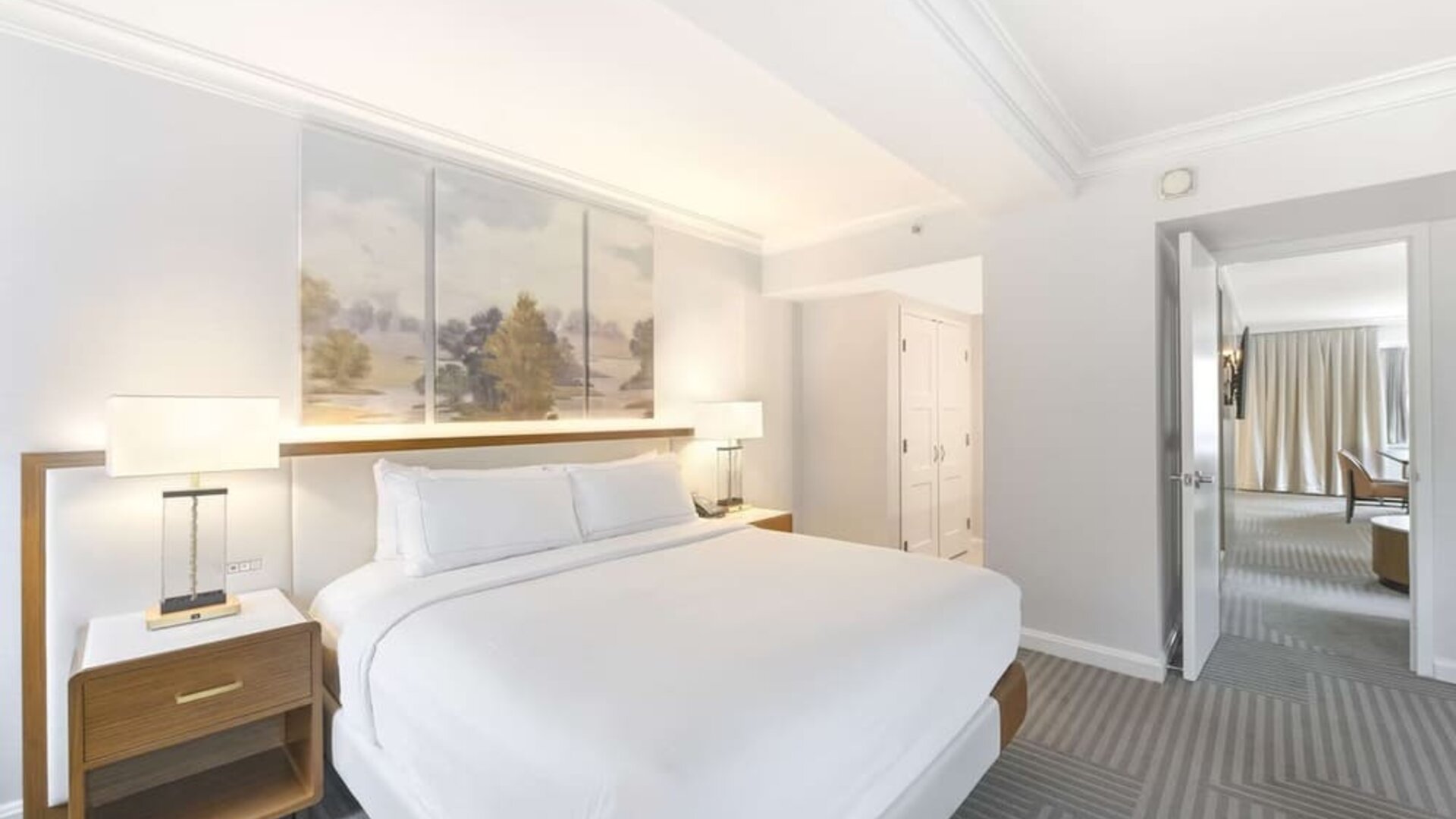 Day use room with living area at Capital Hilton.