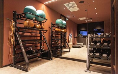 Fitness center at Keight Hotel Opatija.