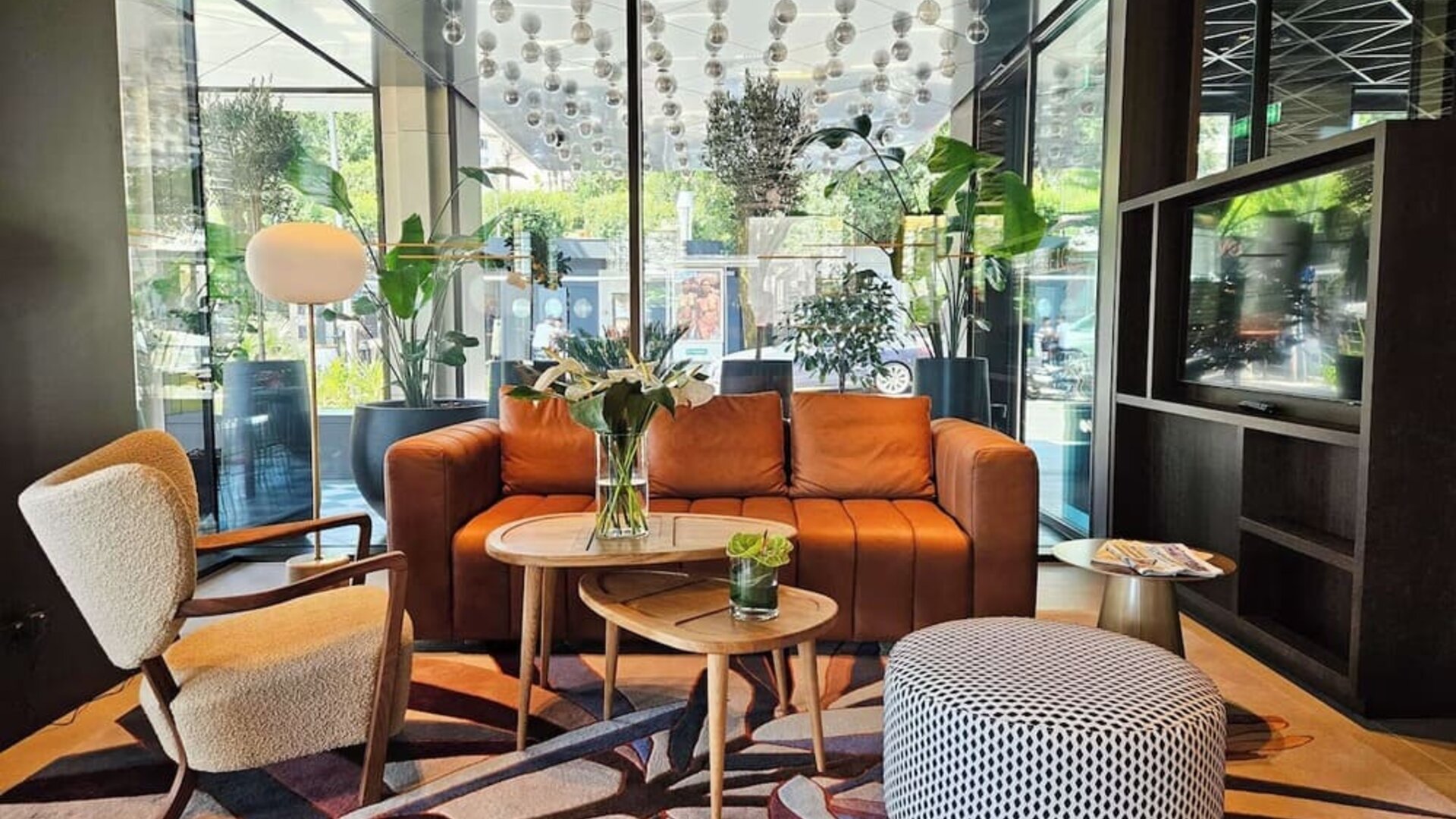 Coworking and lounge area at Keight Hotel Opatija.