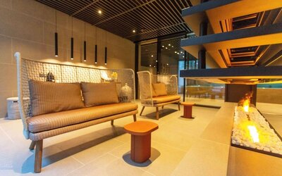 Hotel seating and lounge at Keight Hotel Opatija.