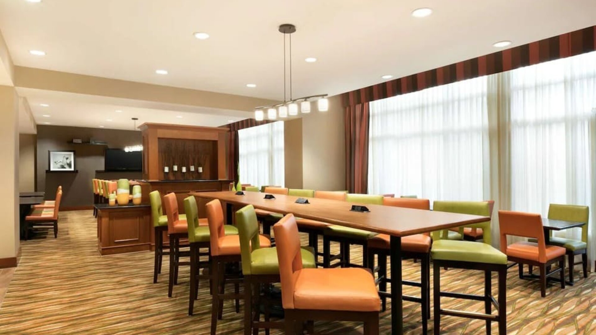Coworking space at Hampton Inn New York - LaGuardia Airport.