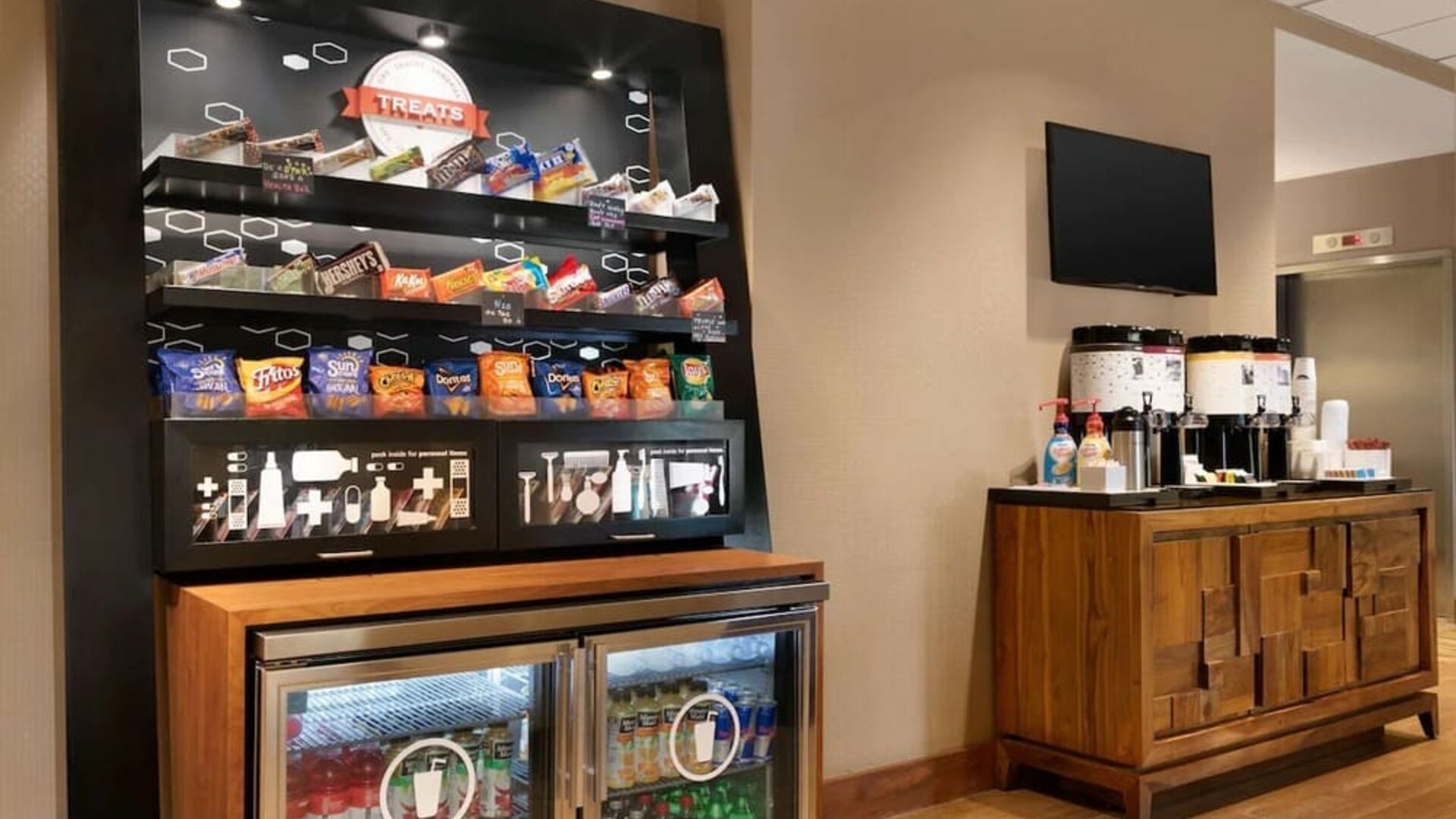 Snack bar at Hampton Inn New York - LaGuardia Airport.