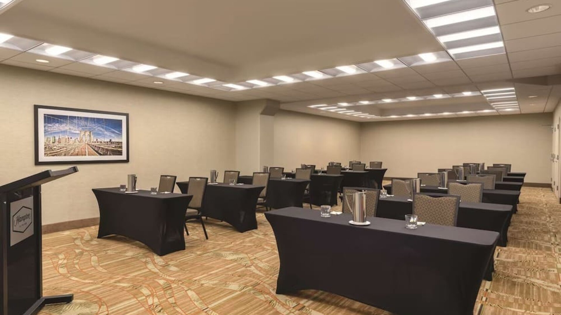 Meeting room at Hampton Inn New York - LaGuardia Airport.