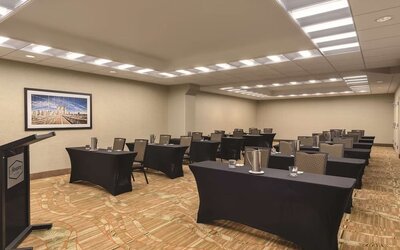 Meeting room at Hampton Inn New York - LaGuardia Airport.