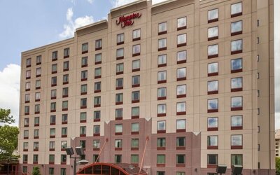 Hotel exterior at Hampton Inn New York - LaGuardia Airport.