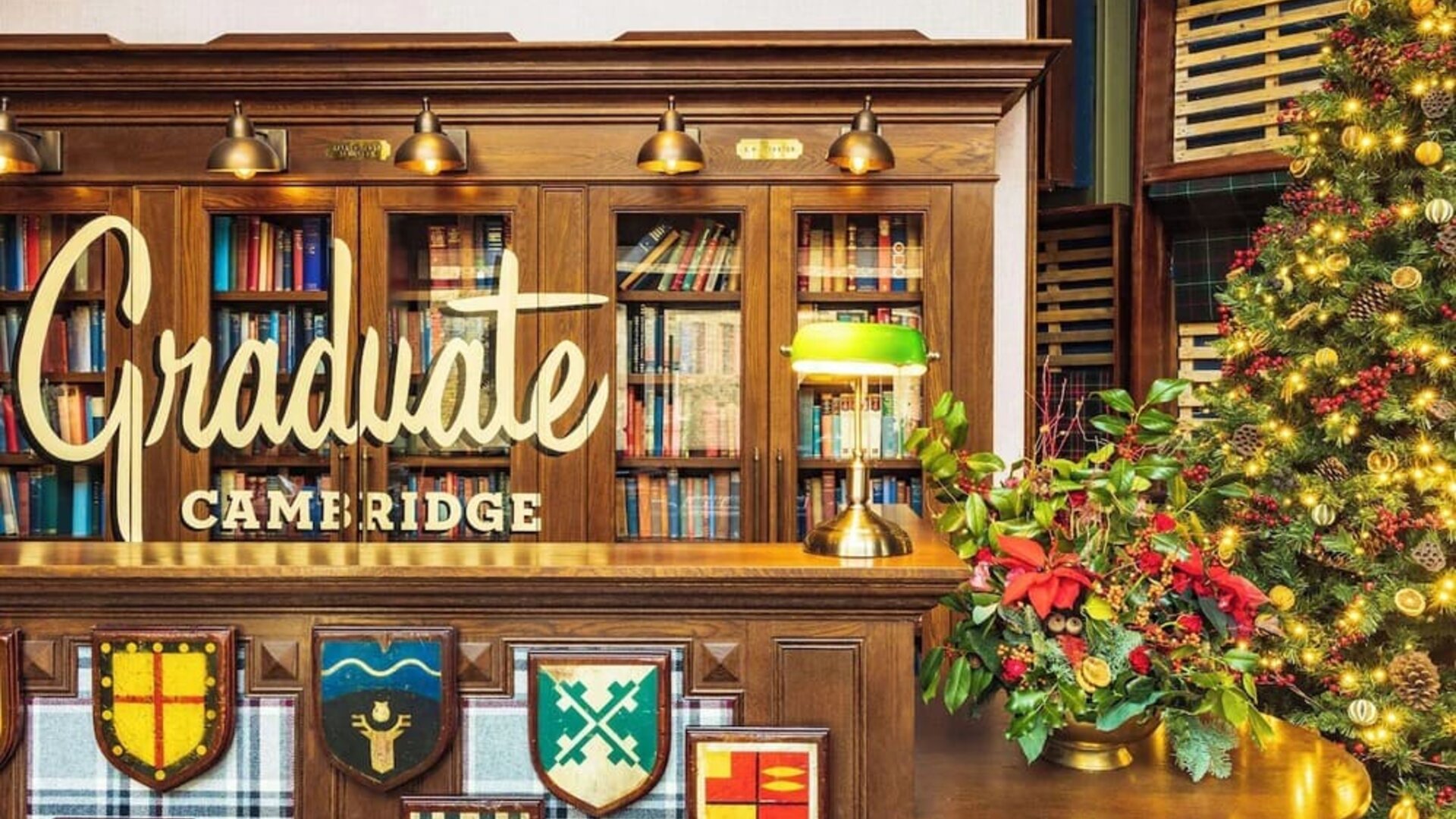 Graduate sign at Graduate By Hilton Cambridge.