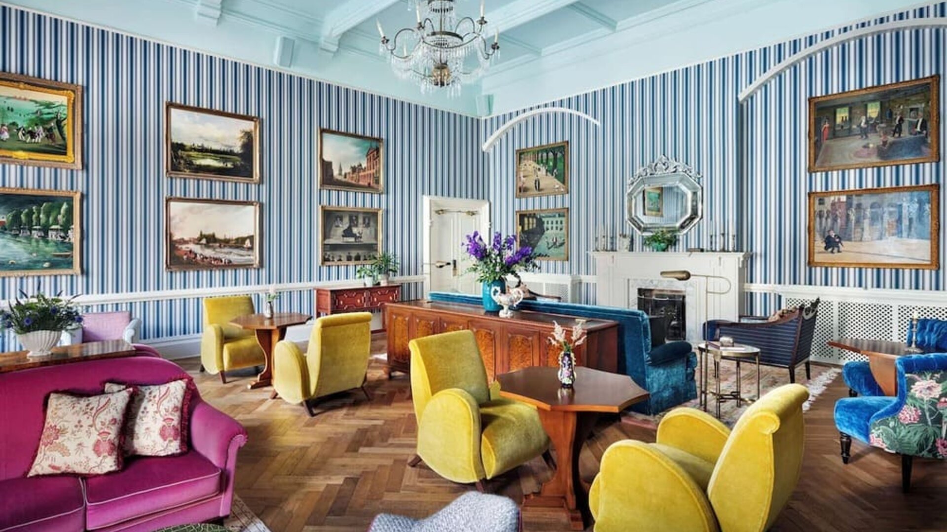 Coworking space at The Randolph Hotel Oxford.