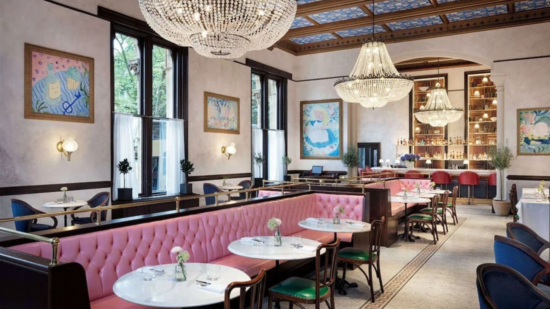 Dining room at The Randolph Hotel Oxford.