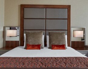 King bed at Leonardo Royal Hotel London Tower Bridge.