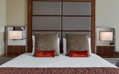 King bed at Leonardo Royal Hotel London Tower Bridge.