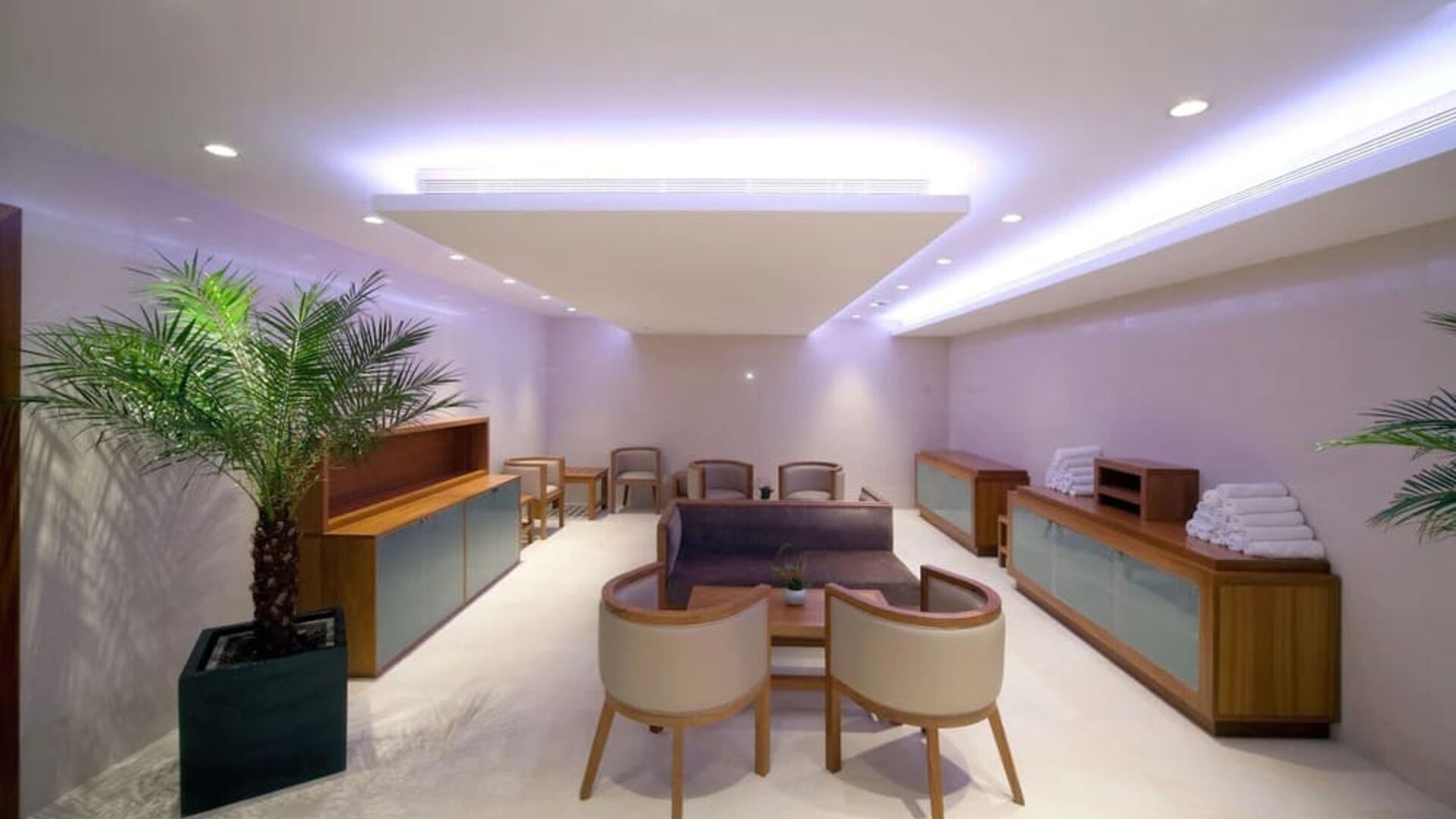 Spa with sauna at Leonardo Royal Hotel London Tower Bridge.