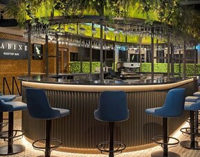 Rooftop bar at Leonardo Royal St Paul's Hotel.