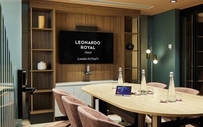 Meeting room at Leonardo Royal St Paul's Hotel.