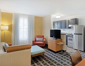 Spacious king room at MainStay Suites Mt. Laurel - Philadelphia.