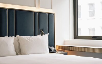 King bed at Page8, Page Hotels.