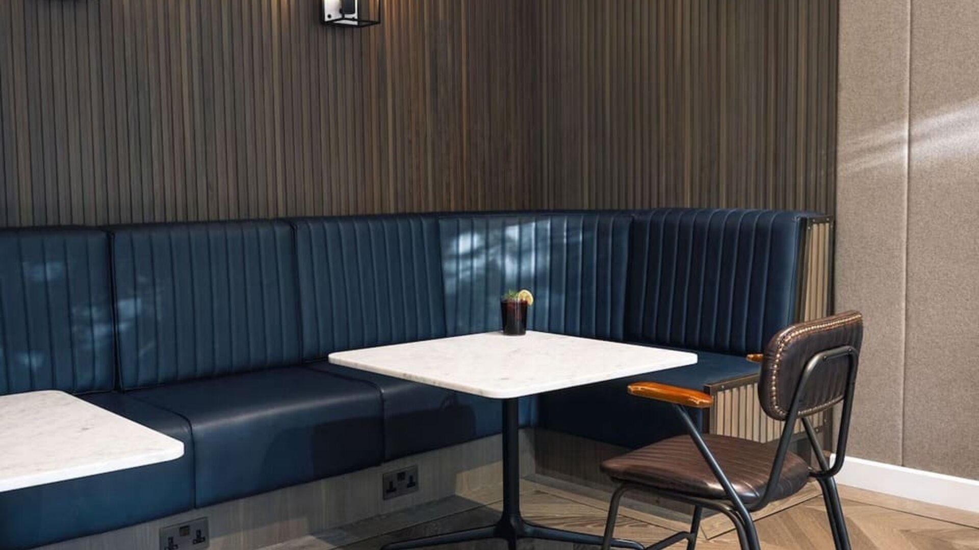 Sitting area perfect for co-working at Page8, Page Hotels.