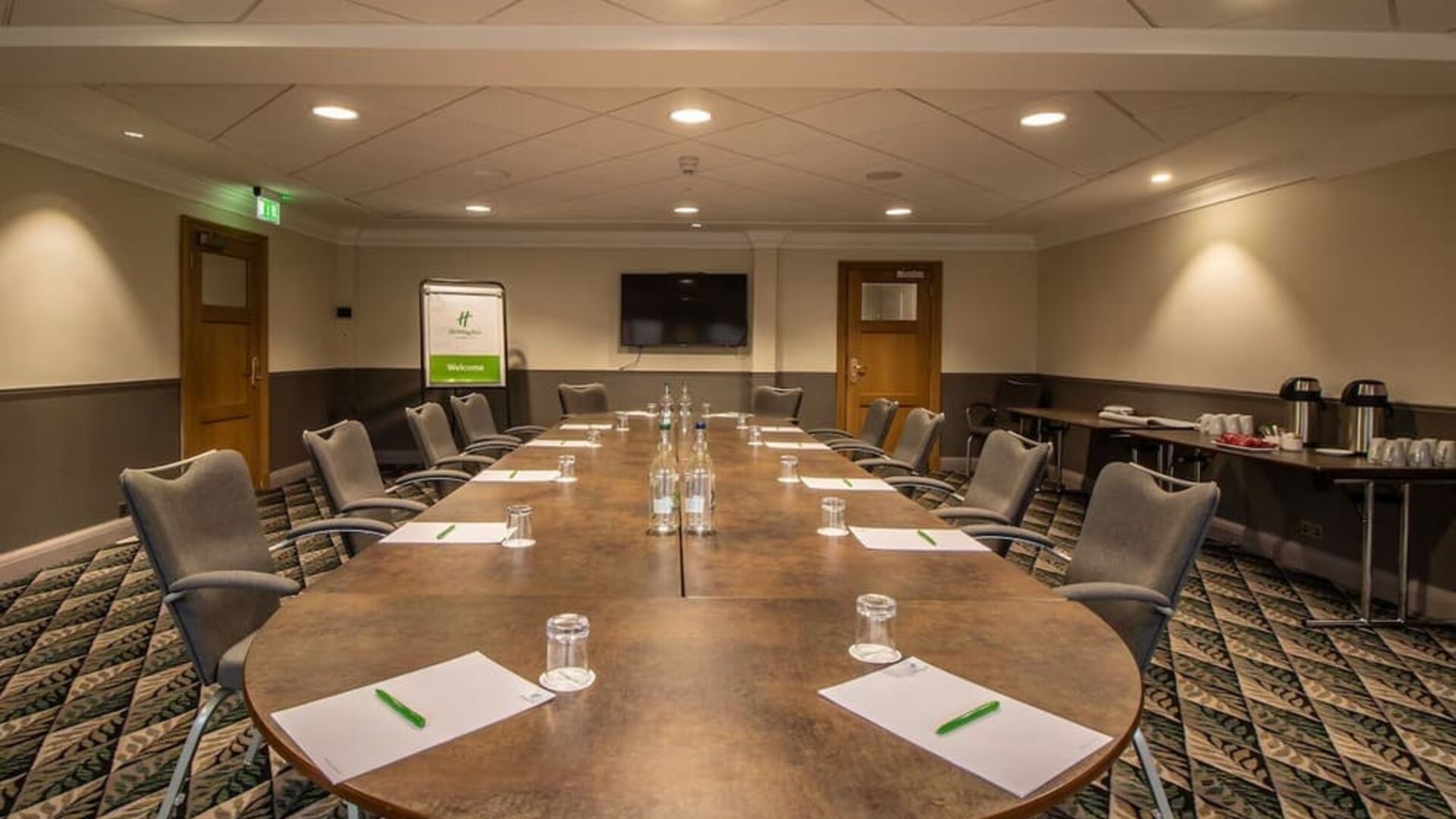 Professional meeting room at Holiday Inn Leicester-Wigston.