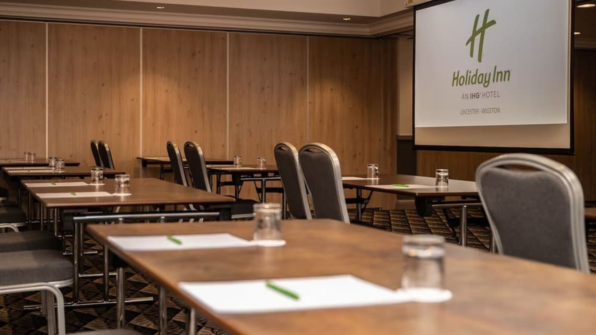 Professional meeting room at Holiday Inn Leicester-Wigston.
