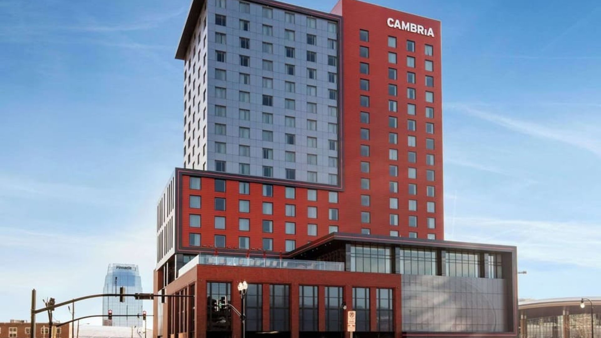 Hotel exterior at Cambria Hotel Nashville Downtown.