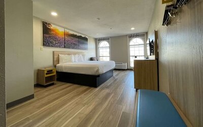 Spacious day use room at Days Inn By Wyndham San Antonio Northwest/Seaworld.
