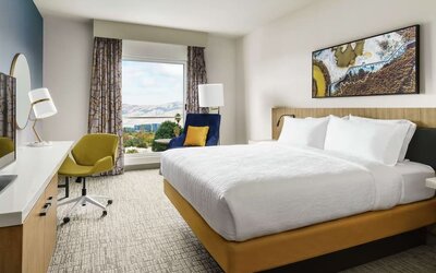 Day use with work desk at Hilton Garden Inn Sunnyvale.