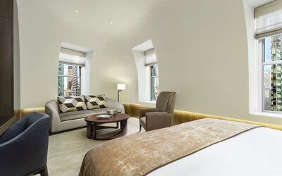 Day room with natural light at The Knickerbocker Hotel.