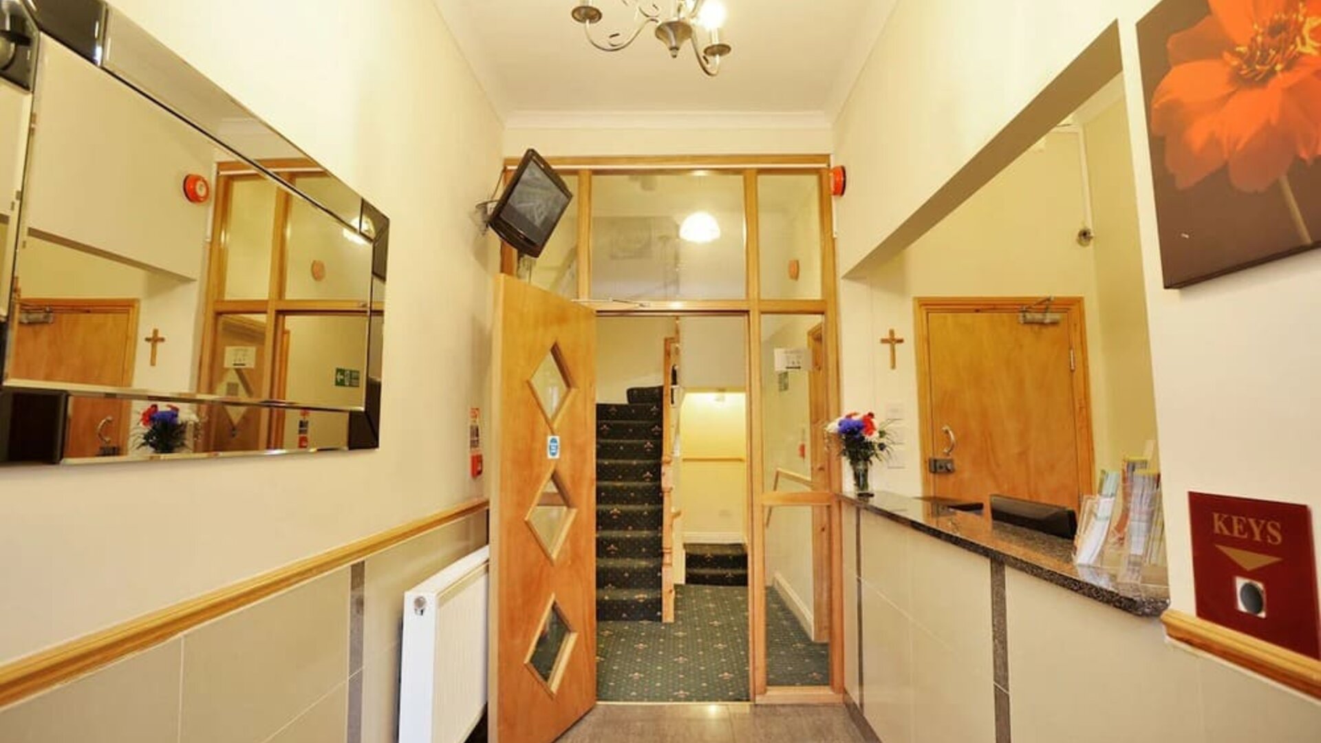 Reception at Elmwood Hotel.