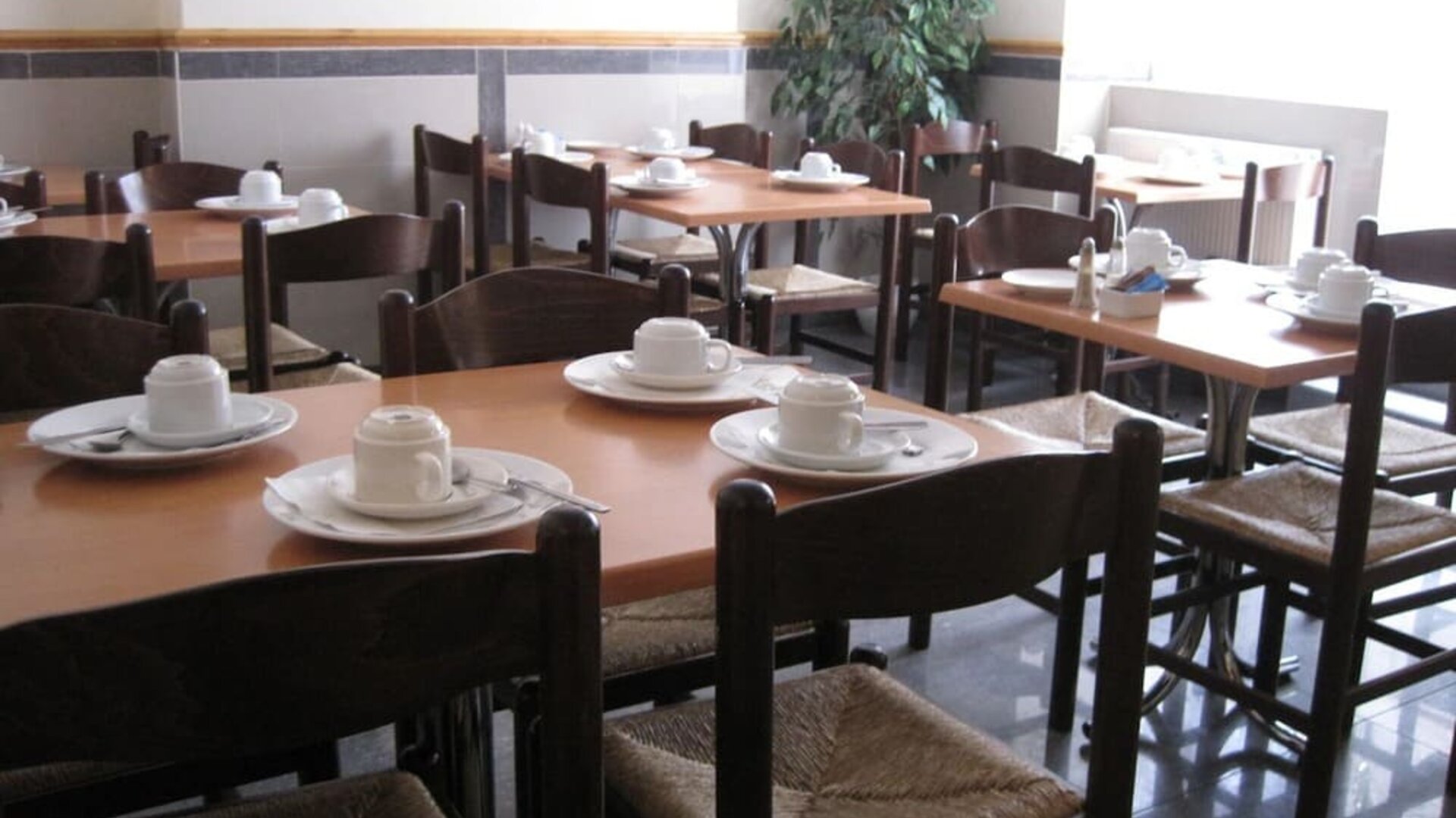 Dining area at Elmwood Hotel.