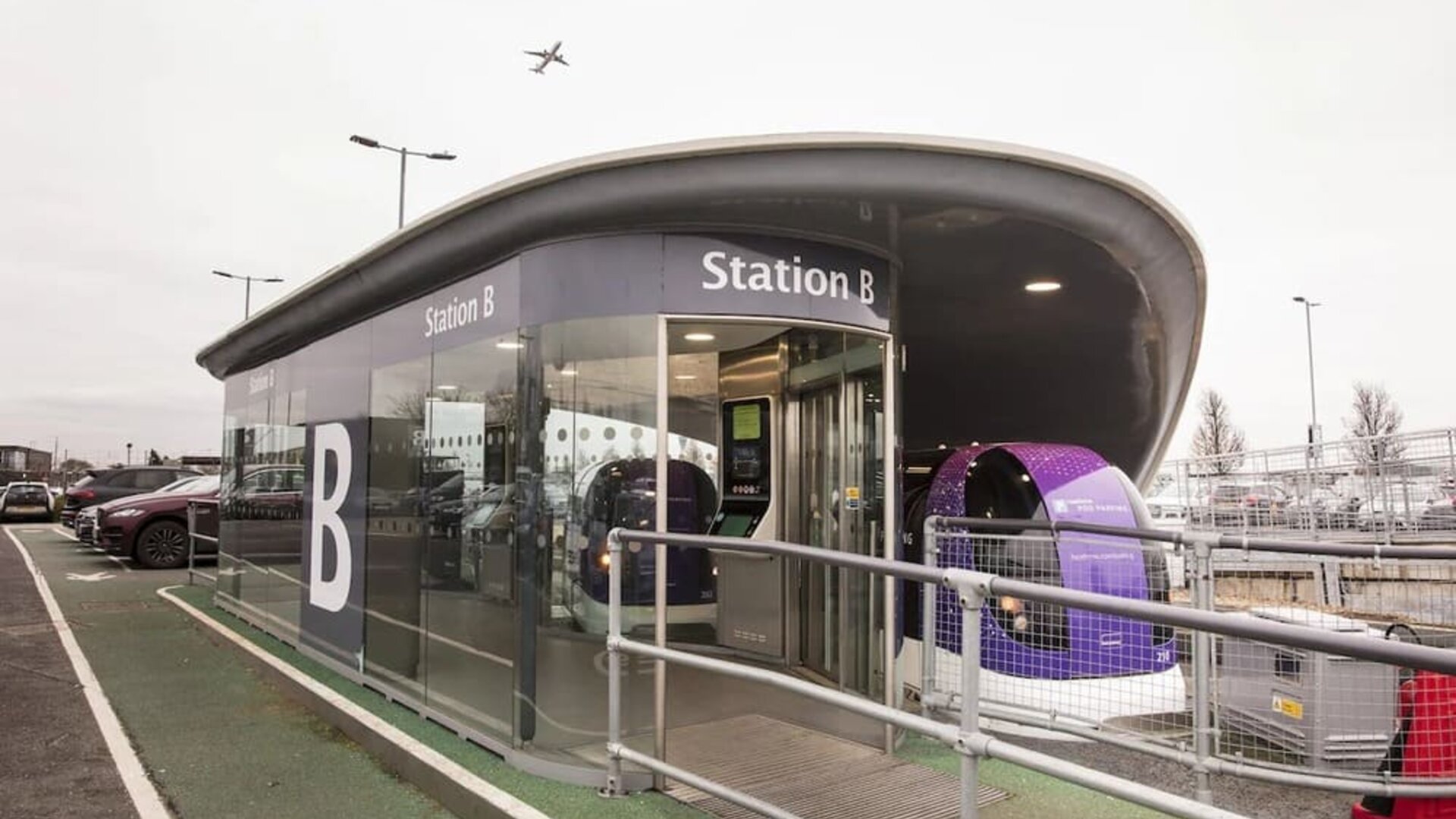 Shuttle service for Thistle London Heathrow Terminal 5 Hotel's guests.