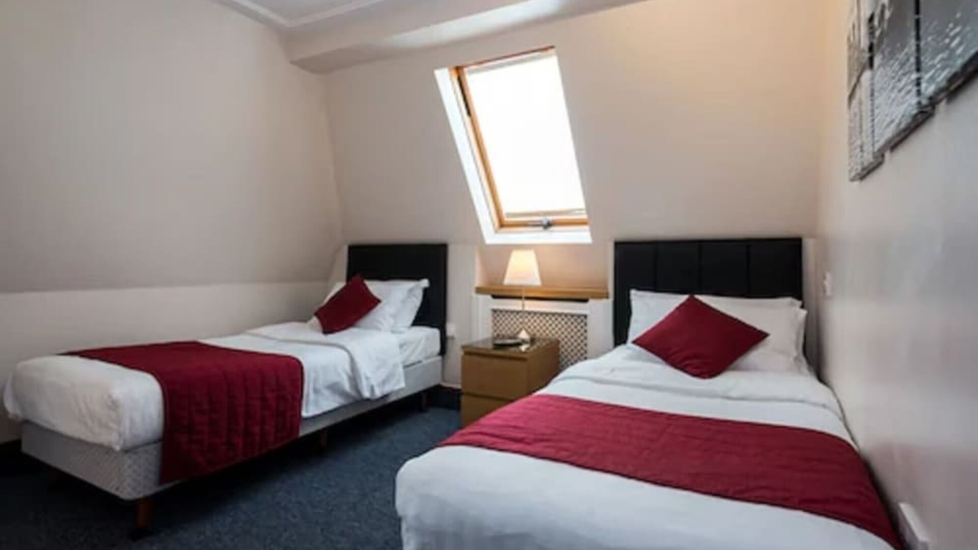 Bright and spacious day use room at Adria Hotel.