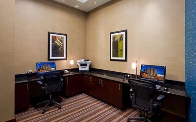 Business center available at Embassy Suites By Hilton Denver Downtown Convention Center.