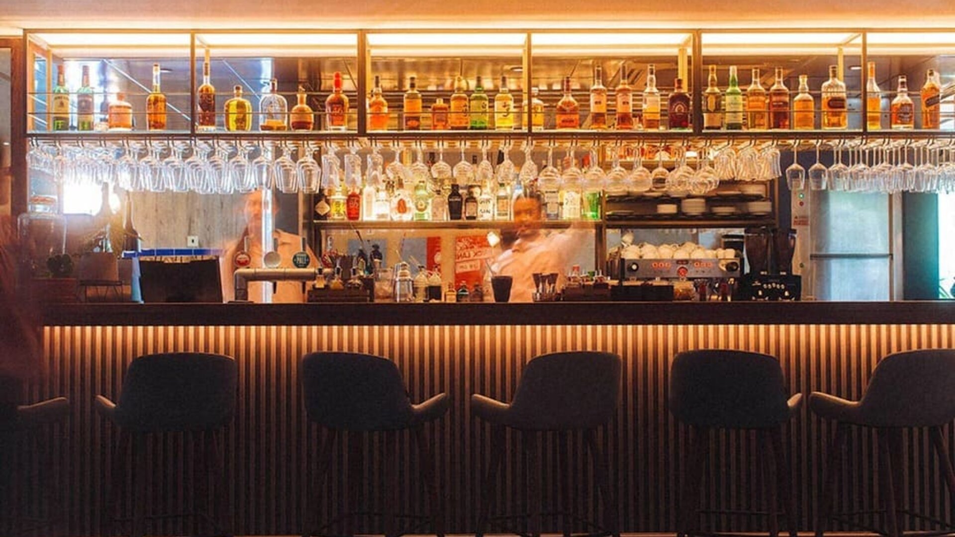 Hotel bar at The Corner London City.