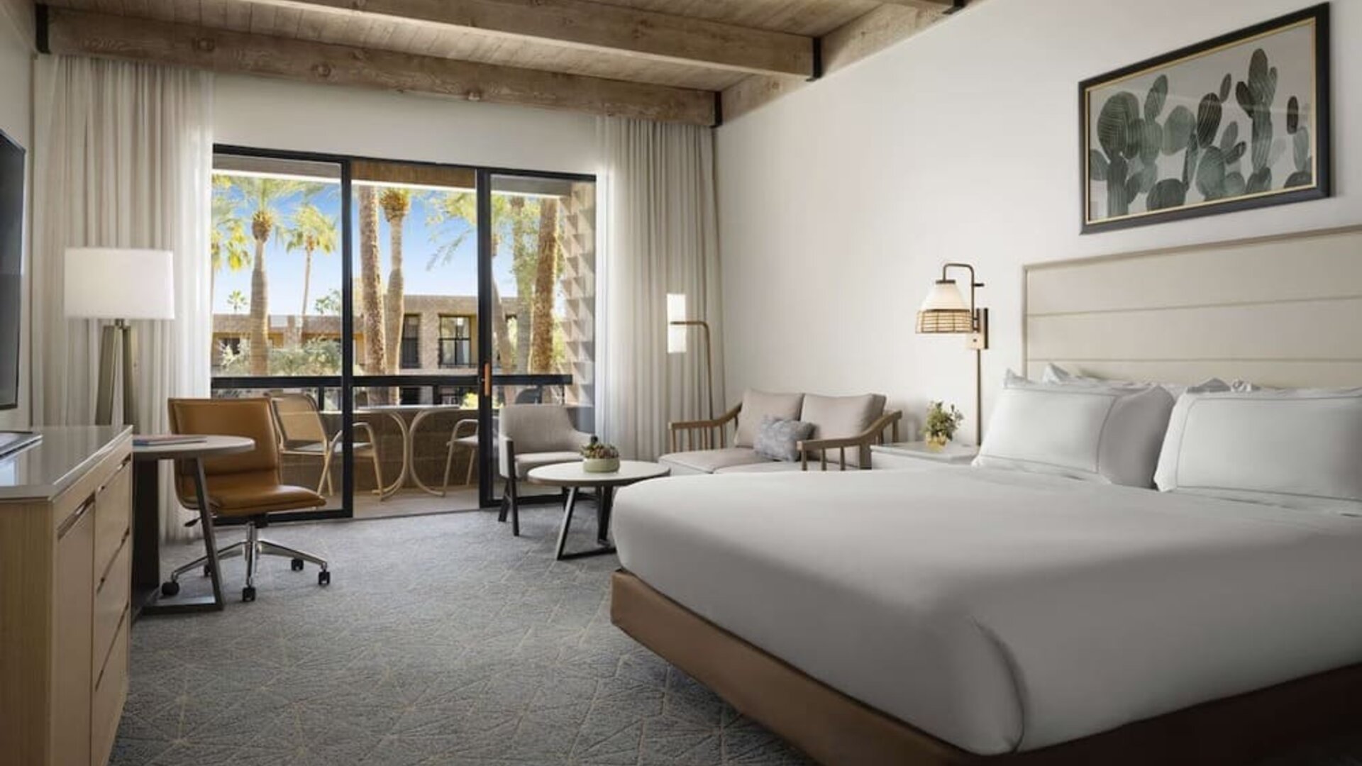 Day use room with balcony at DoubleTree By Hilton Scottsdale.