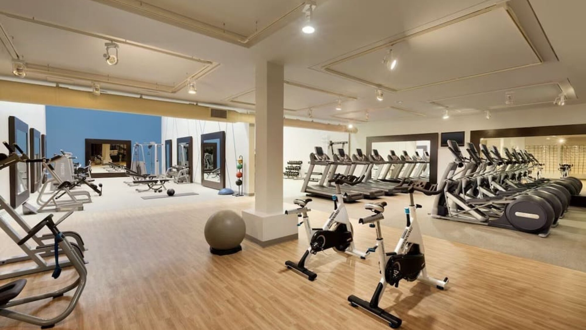 Well-equipped fitness center at DoubleTree By Hilton Scottsdale.