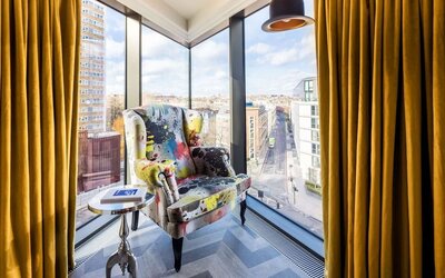 Room view at nhow London.