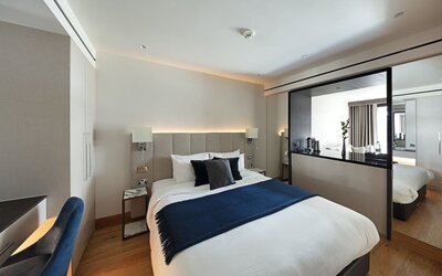 Standard day use room with work desk at Tower Suites Hotel by Blue Orchid.