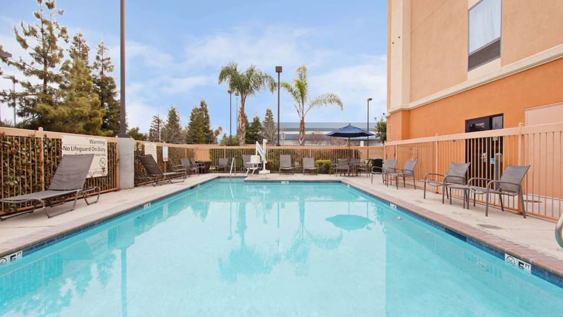 Refreshing outdoor pool at Hampton Inn & Suites Clovis.