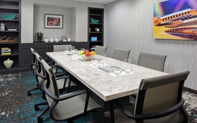 Meeting room at Homewood Suites By Hilton Nashville.