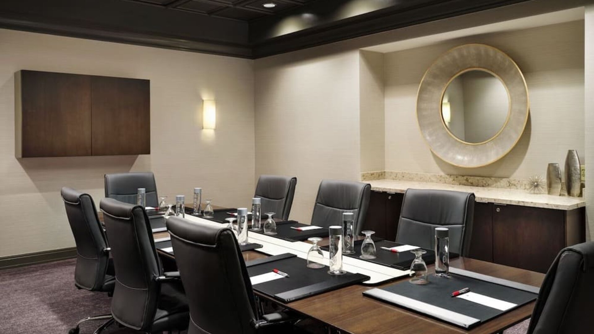 Meeting room at Marriott Boca Raton.