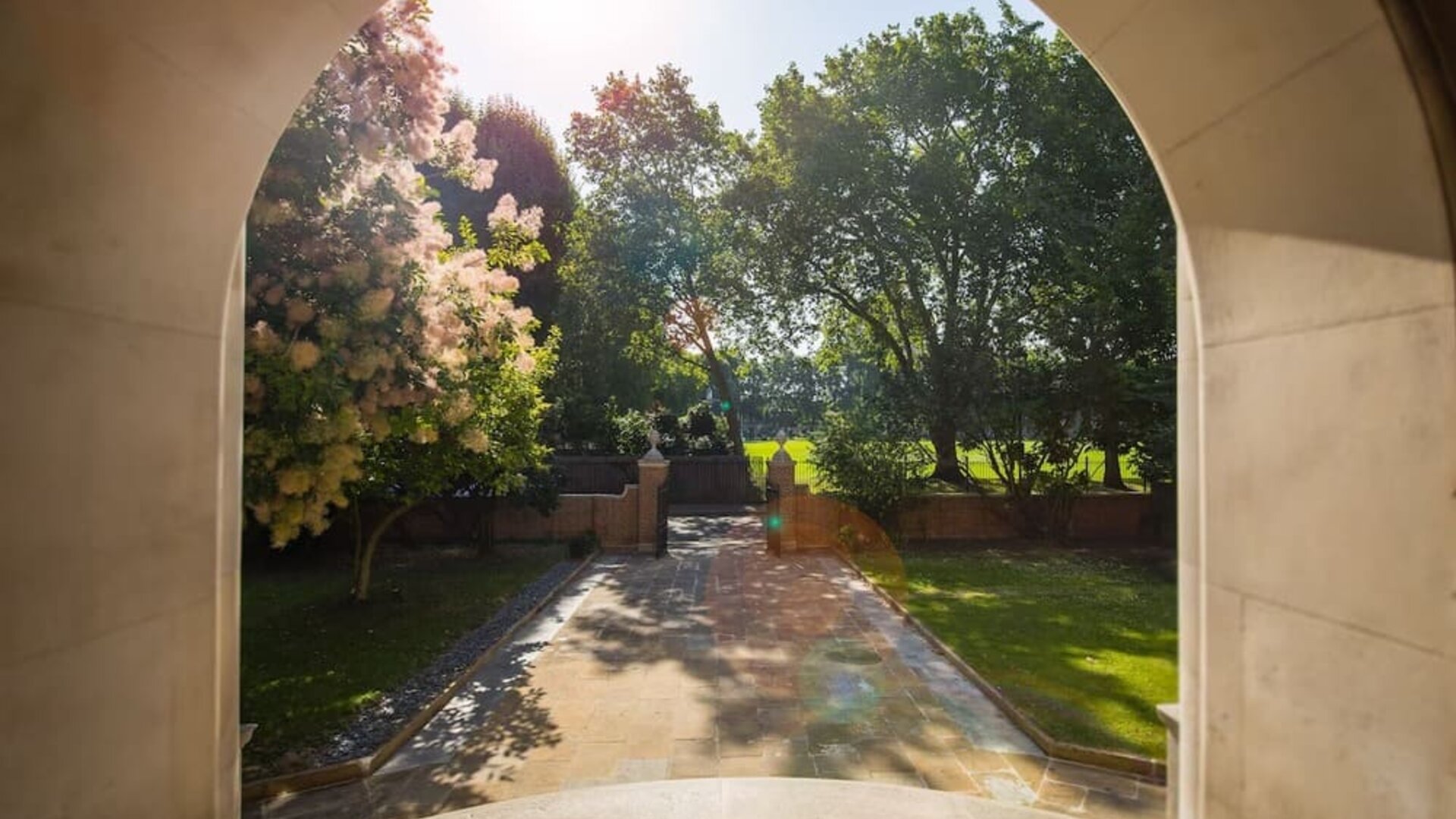 Beautiful garden at The Wellington by Blue Orchid Hotel (FKA The Rochester).
