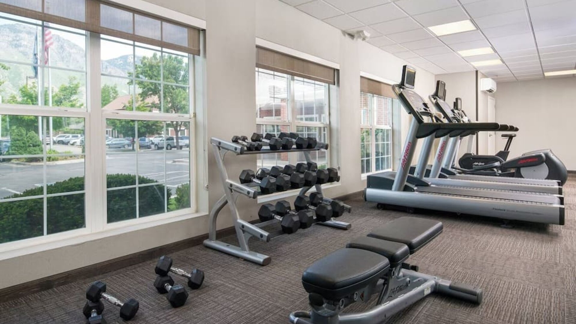 Fitness center available at Residence Inn By Marriott Provo.