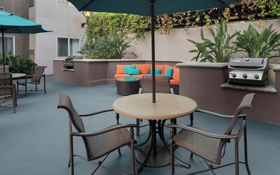 BBQ/grill area at Residence Inn By Marriott San Diego Downtown.