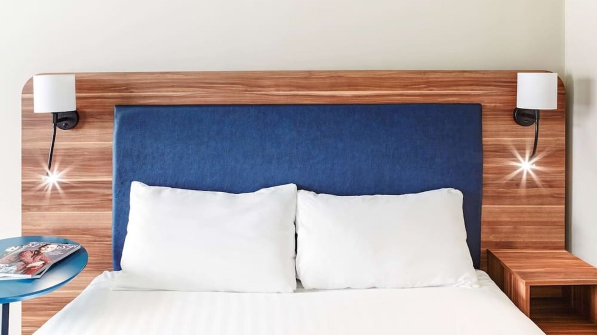 King bed at ibis Styles Birmingham NEC.