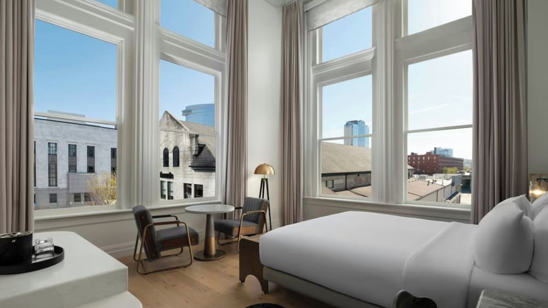 Day use room with natural light at Union Station Hotel Nashville.