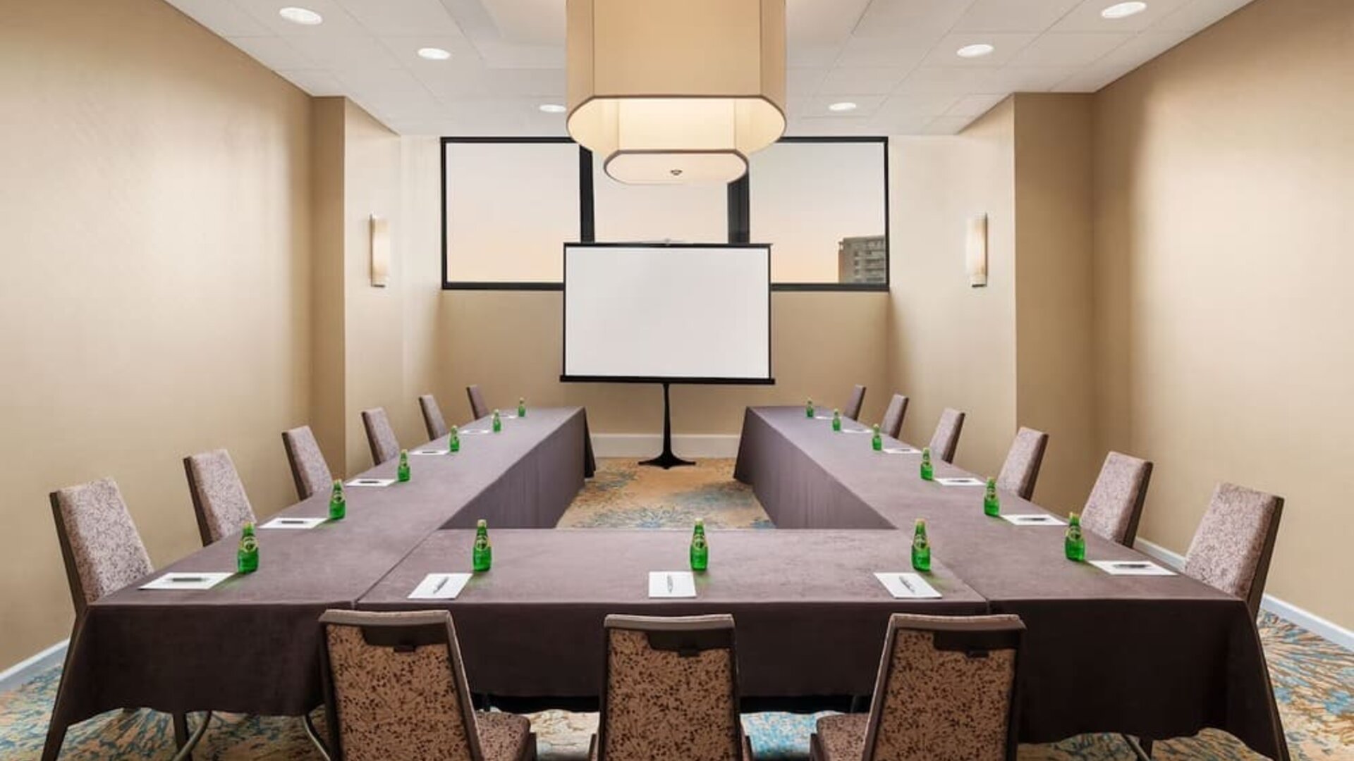 Professional meeting room at The Westin Crystal City Reagan National Airport.