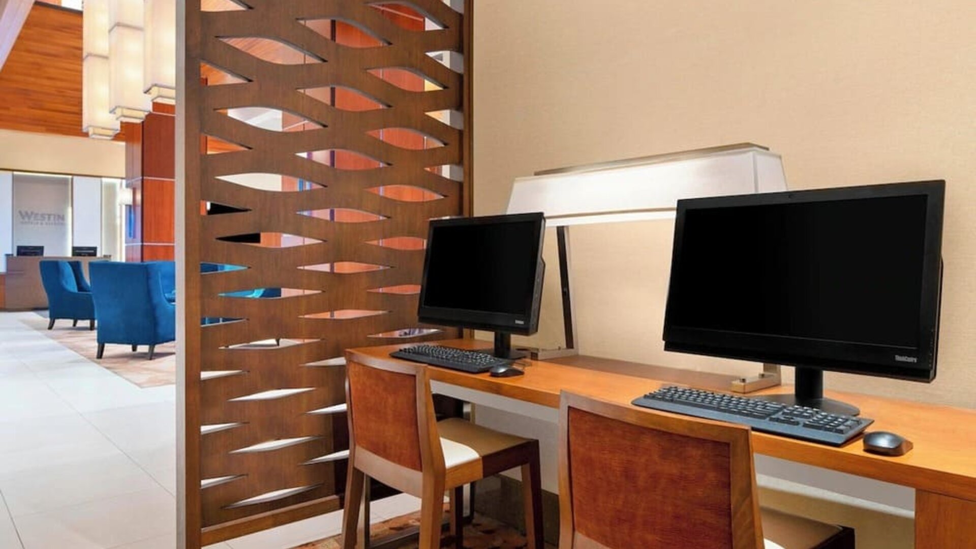 Business center available at The Westin Crystal City Reagan National Airport.