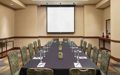 Professional meeting room at Hyatt Regency Valencia.