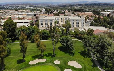 Golf course at Hyatt Regency Valencia.